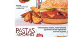 Telepizza añade hamburguesas y pasta a su oferta de servicio a domicilio