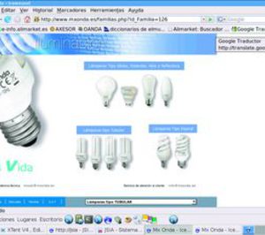 Mx onda enciende la luz de bajo consumo