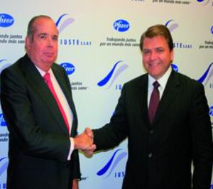 Pfizer y Juste inician una nueva etapa de colaboración