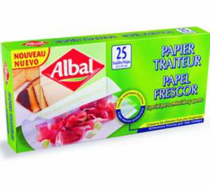 Albal lanza un papel para embutidos y quesos similar al profesional