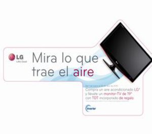 LG promociona la compra de aire acondicionado con el regalo de un televisor