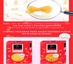 Gallo lanza dos nuevas especialidades mini de pasta seca