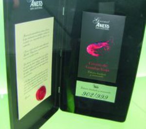 Aneto crema de gamba roja