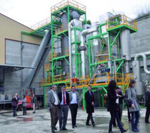 Nueva planta de biomasa en las instalaciones de Cerámicas Mollá