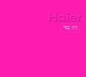 Haier presenta su nuevo catálogo de línea blanca