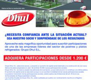 Grupo Dhul propone entrar en su capital a partir de 1.200 €