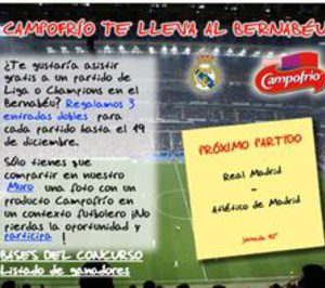 Campofrío pone en marcha una nueva promoción en redes sociales