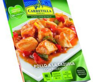 Carretilla completa su gama de platos preparados