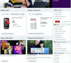 Vodafone España renueva su web