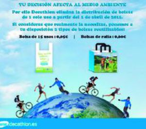 Decathlon elimina también la bolsa de un solo uso