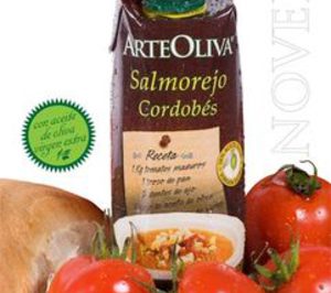 Arteoliva lanza salmorejo cordobés con receta natural