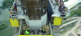 Doka construye el pilono inclinado más alto de Europa
