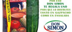 Don Simón regala pepinos con gazpachos