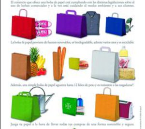 Los fabricantes de bolsas de papel lanzan una campaña dirigida a 140.000 tiendas