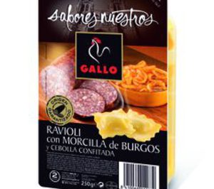 Pastas Gallo lanza Ravioli con morcilla de burgos y cebolla confitada