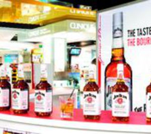 Jim Beam se promociona en las tiendas duty free 