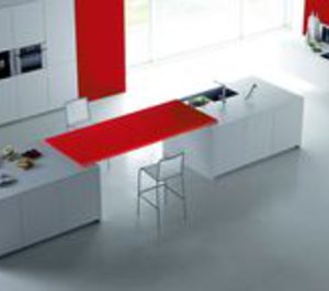 Cristal Pontevedresa presenta sus encimeras de vidrio