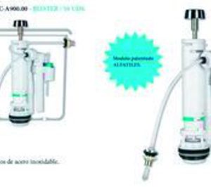 Nuevo mecanismo compacto para cisterna de Alfa Tiles