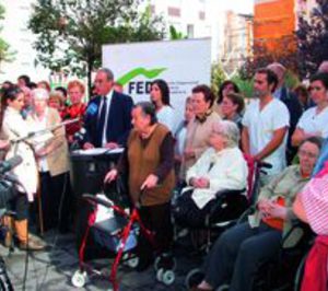 Las residencias españolas protagonizan un paro simbólico