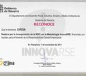 El Gobierno de Navarra premia a Uvesa por su su política de Responsabilidad Social Empresarial