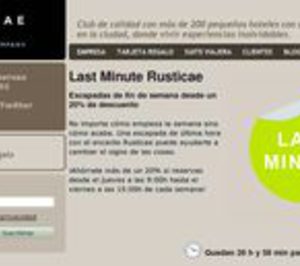 Rusticae se apunta al last minute