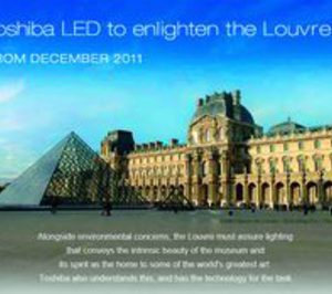 Toshiba renueva la iluminación exterior del Louvre
