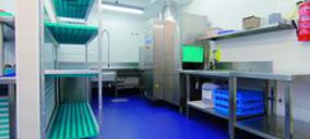 Altro viste los suelos de la cocina de Capio Clideba