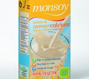 Liquats Vegetals lanza la bebida ecológica Monsoy Avena Biocalcium