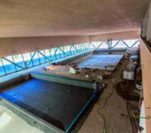 Arensa construye las piscinas cubiertas municipales de Cuarte de Huerva