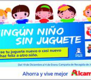 Alcampo recogió 58.000 juguetes en la campaña Ningún niño sin juguete