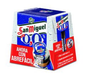 San Miguel incorpora el tapón abrefácil a la 0,0%