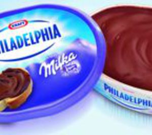 Kraft lanza queso Philadelphia con sabor a chocolate Milka