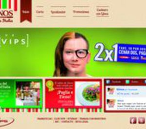 Ginos presenta su nueva página web