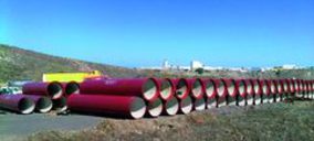 Electrosteel suministra 12.500 m de tubería en Gran Canaria