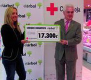 El Árbol dona un premio de lotería a Cruz Roja en Castilla y León