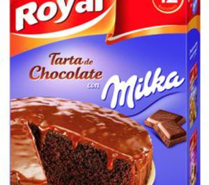El chocolate de Milka llega a los postres Royal