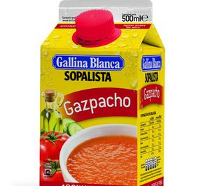Gallina Blanca relanza el gazpacho a temperatura ambiente