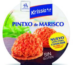 Pintxo a la Donostiarra y Pintxo de Marisco de Krissia, Producto del Año 2013