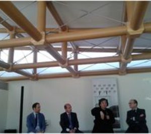 LG climatiza el IE Paper Pavillion de Shigeru Ban