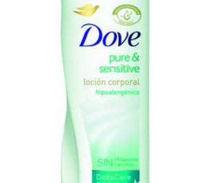 Dove lanza una gama específica para la piel sensible