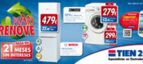 Tien 21 y Confort ayudan a renovar los grandes electrodomésticos