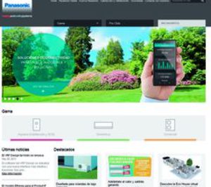 Panasonic estrena nueva web para la división de calefacción y climatización
