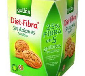 Gullón reformula su variedad Diet Fibra sin azúcares