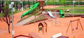 Maderplay instala una nueva zona infantil en el Parque del Agua de Zaragoza