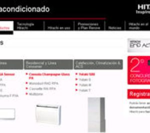 Hitachi renueva su página web