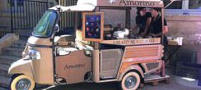Amorino arranca su primer ApeCar en Madrid y aterriza en Andalucía