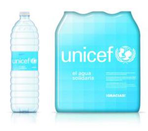 Unicef presenta su proyecto de agua mineral para el mercado español