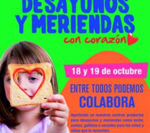 Desayunos y Meriendas #ConCorazón, nueva campaña de Auchan y Cruz Roja