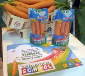 Tabuenca introduce un envase de consumo individual para sus zanahorias