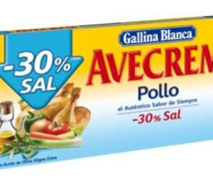 Nuevo Avecrem bajo en sal